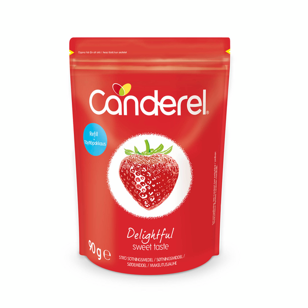 Canderel makeutusjauhe 90g täyttöpakkaus