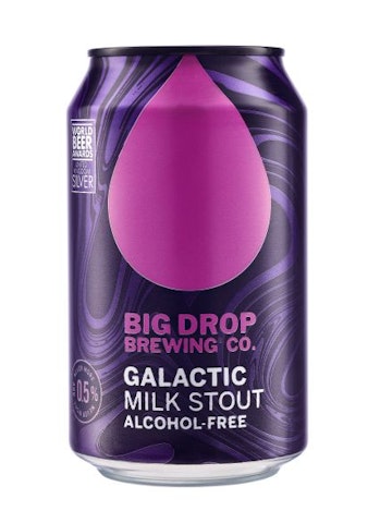 Big Drop Galactic Milk Stout 0,5% 0,33l gluteeniton