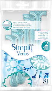 Gillette Simply Venus 2 varsiterä 8 kpl