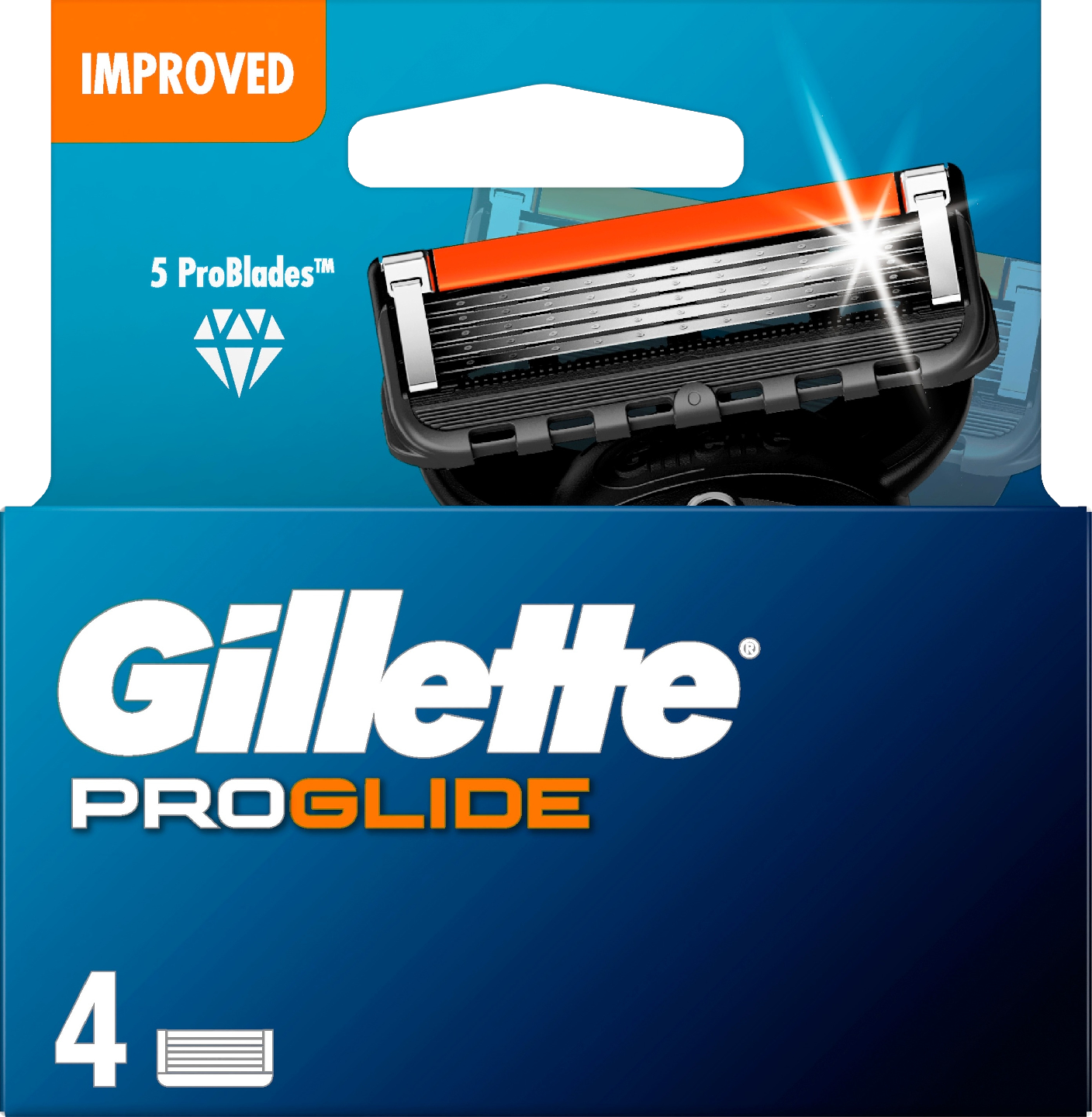 Gillette Fusion5 Proglide terä 4kpl