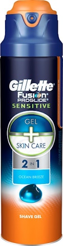 Gillette Fusion ProGlide Sensitive 2in1 Ocean Breeze parranajogeeli 170 ml