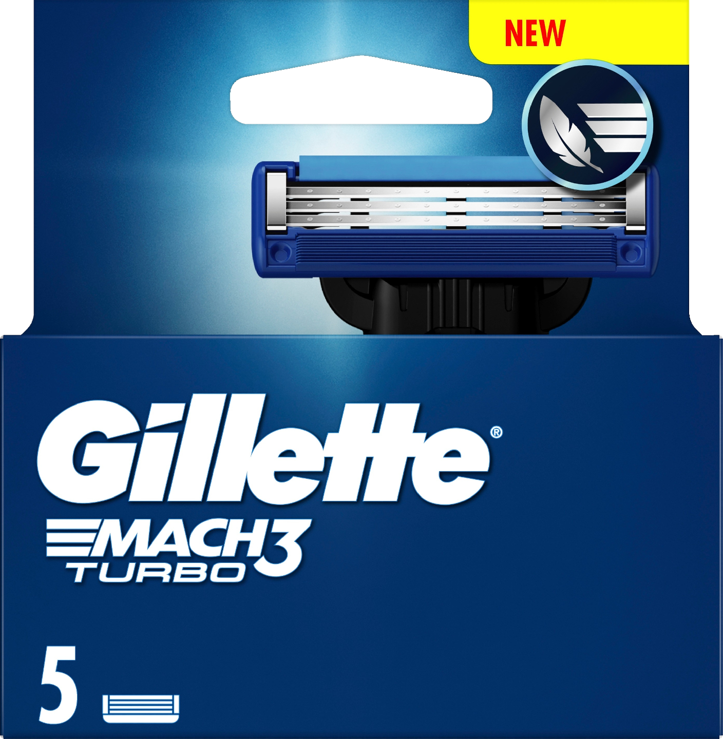 Gillette Mach3 Turbo terä 5kpl