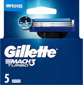 Gillette Mach3 Turbo terä 5kpl