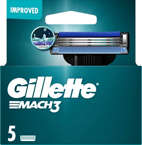 Gillette Mach3 terä 5kpl