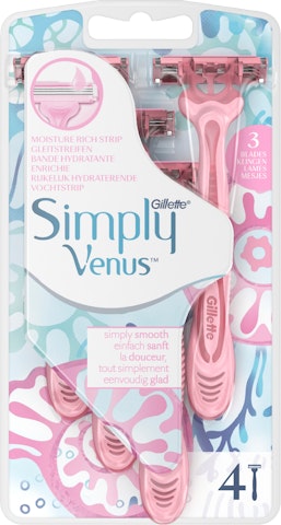Gillette Venus3 Simply varsiterä 4kpl