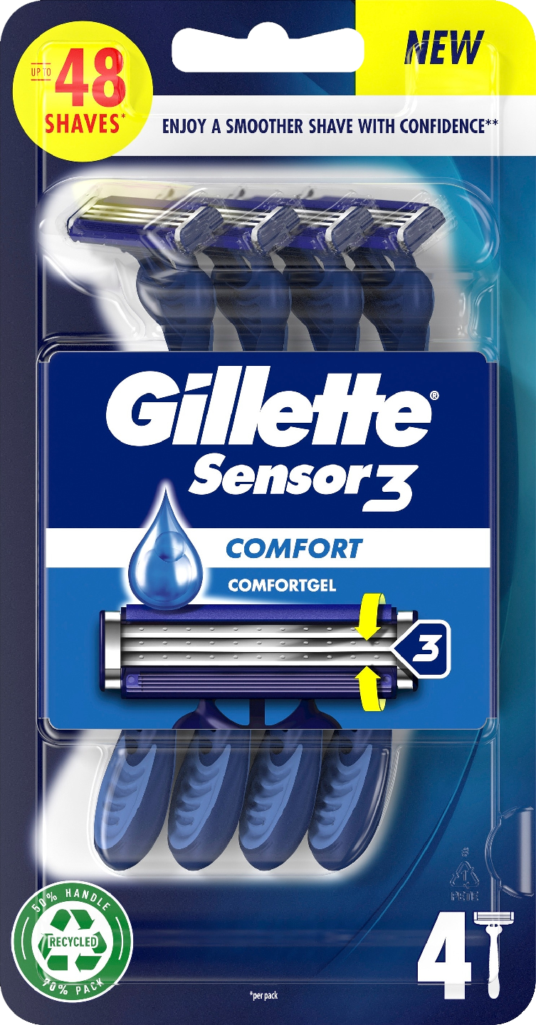 Gillette Sensor3 Comfort varsiterä 4kpl