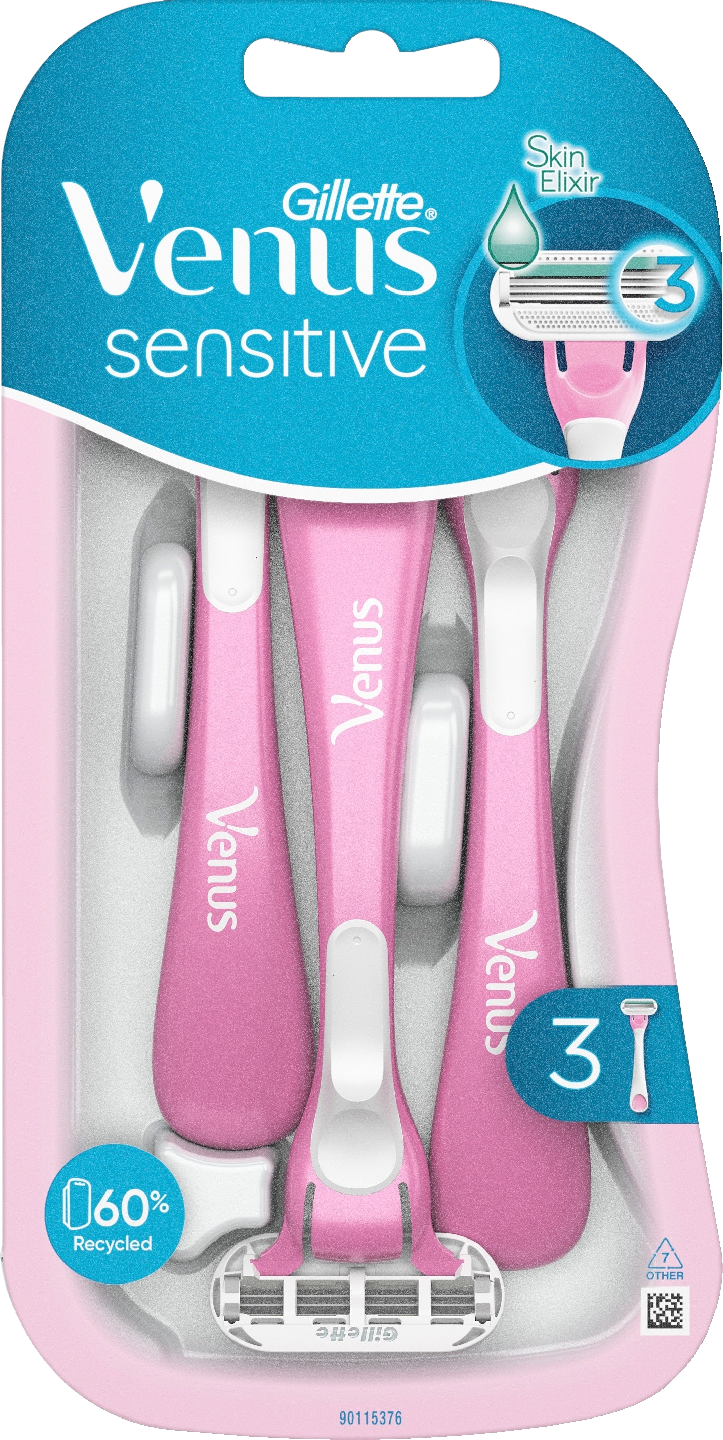 Gillette Venus varsiterä 3kpl Sensitive