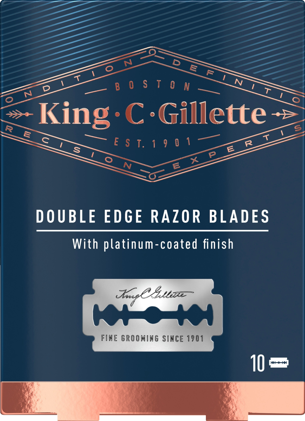 King C. Gillette Double Edge terät 10kpl