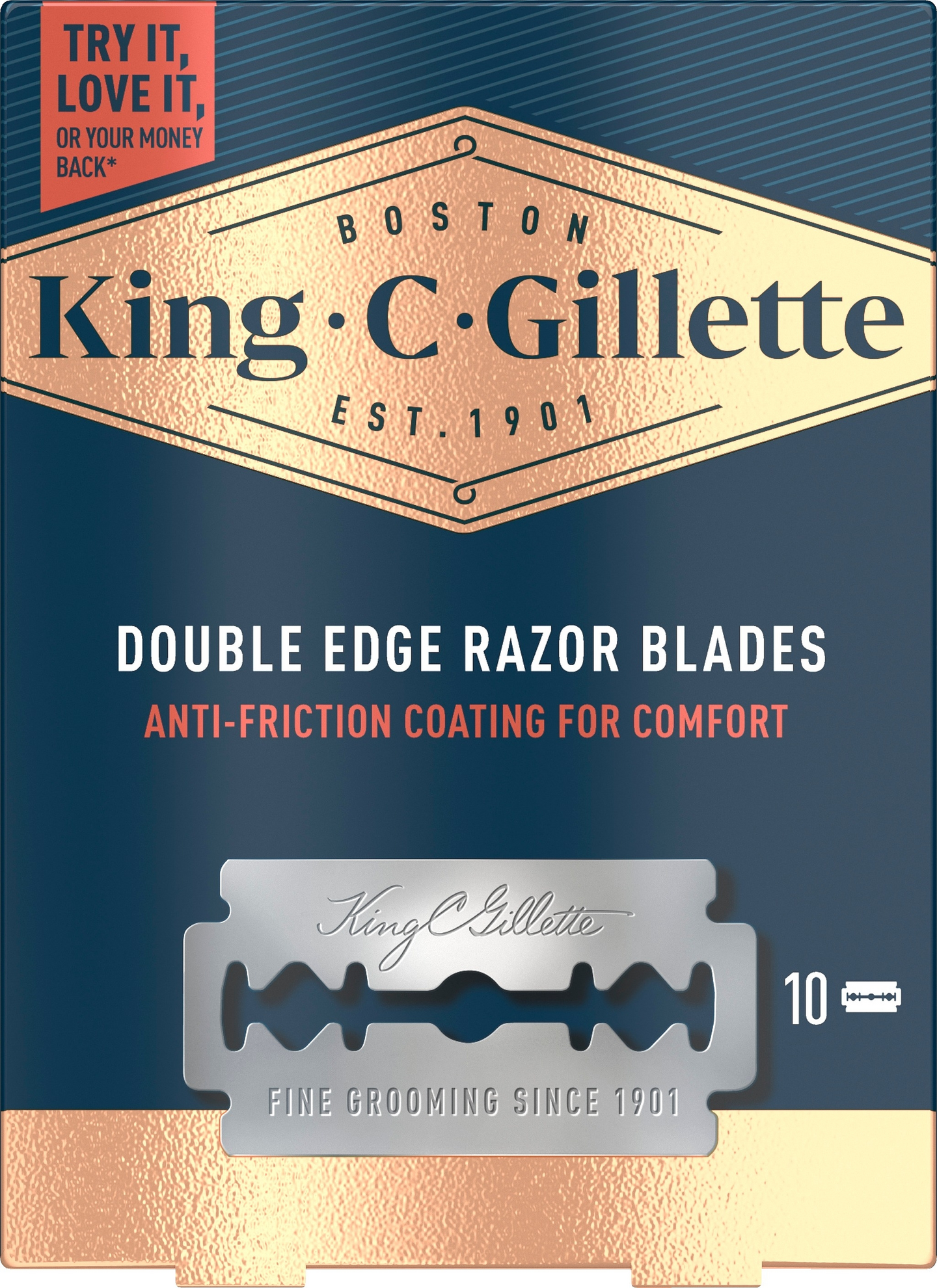 King C. Gillette Double Edge terät 10kpl