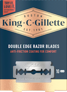 King C. Gillette Double Edge terät 10kpl