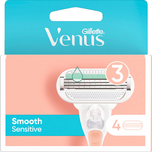 Gillette Venus Smooth Sensitive terä 4kpl