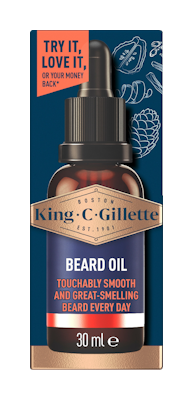 King C. Gillette partaöljy 30ml Beard Oil