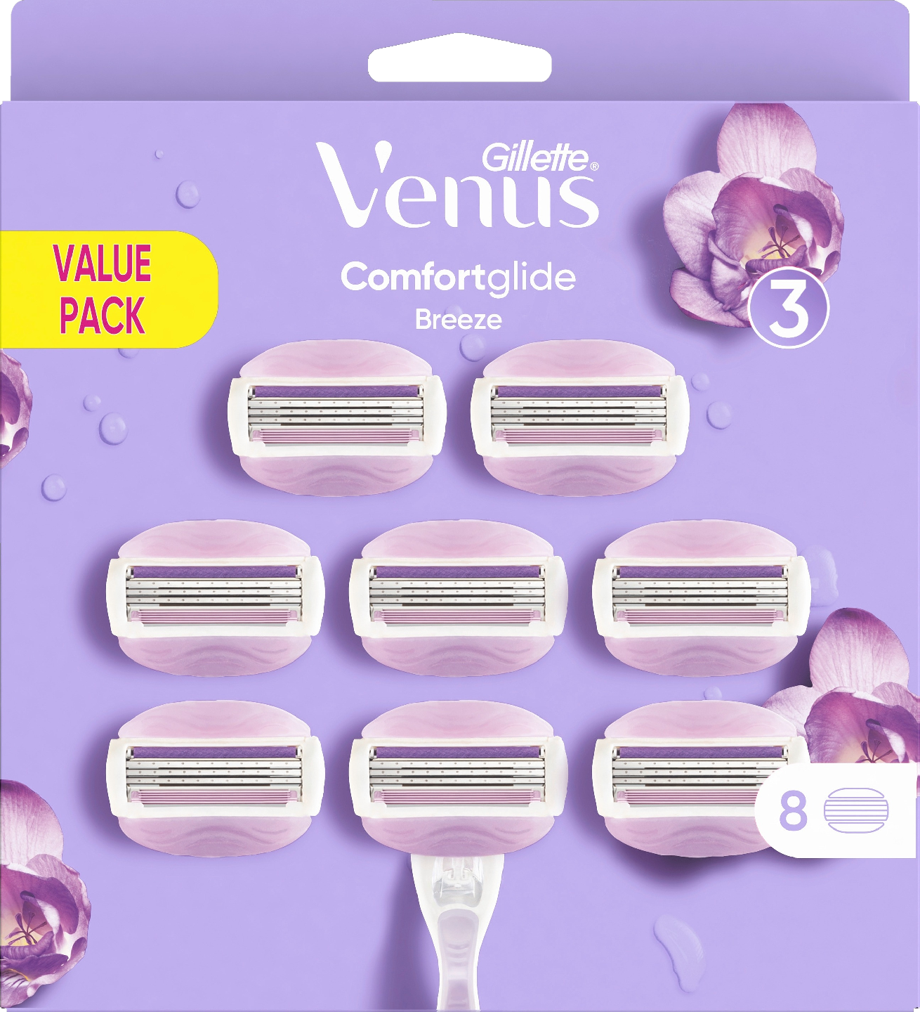 Gillette Venus Comfortglide Breeze terä 8kpl