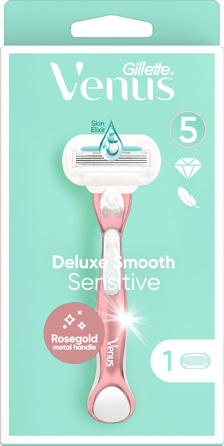 Gillette Venus Deluxe Smooth Sensitive Rosegold ihokarvanajohöylä