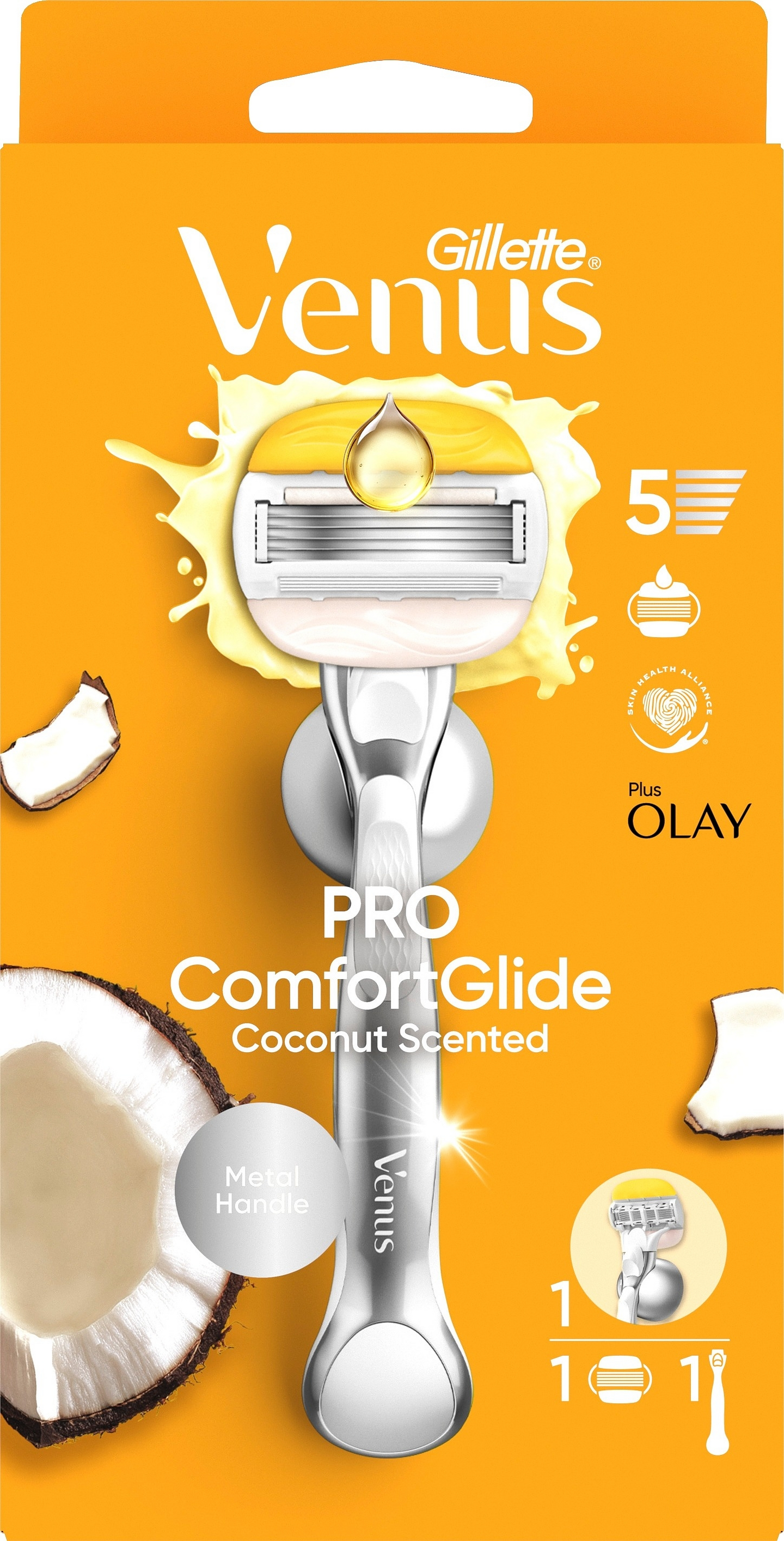 Gillette Venus Comfortglide Coconut with Olay ihokarvanajohöylä