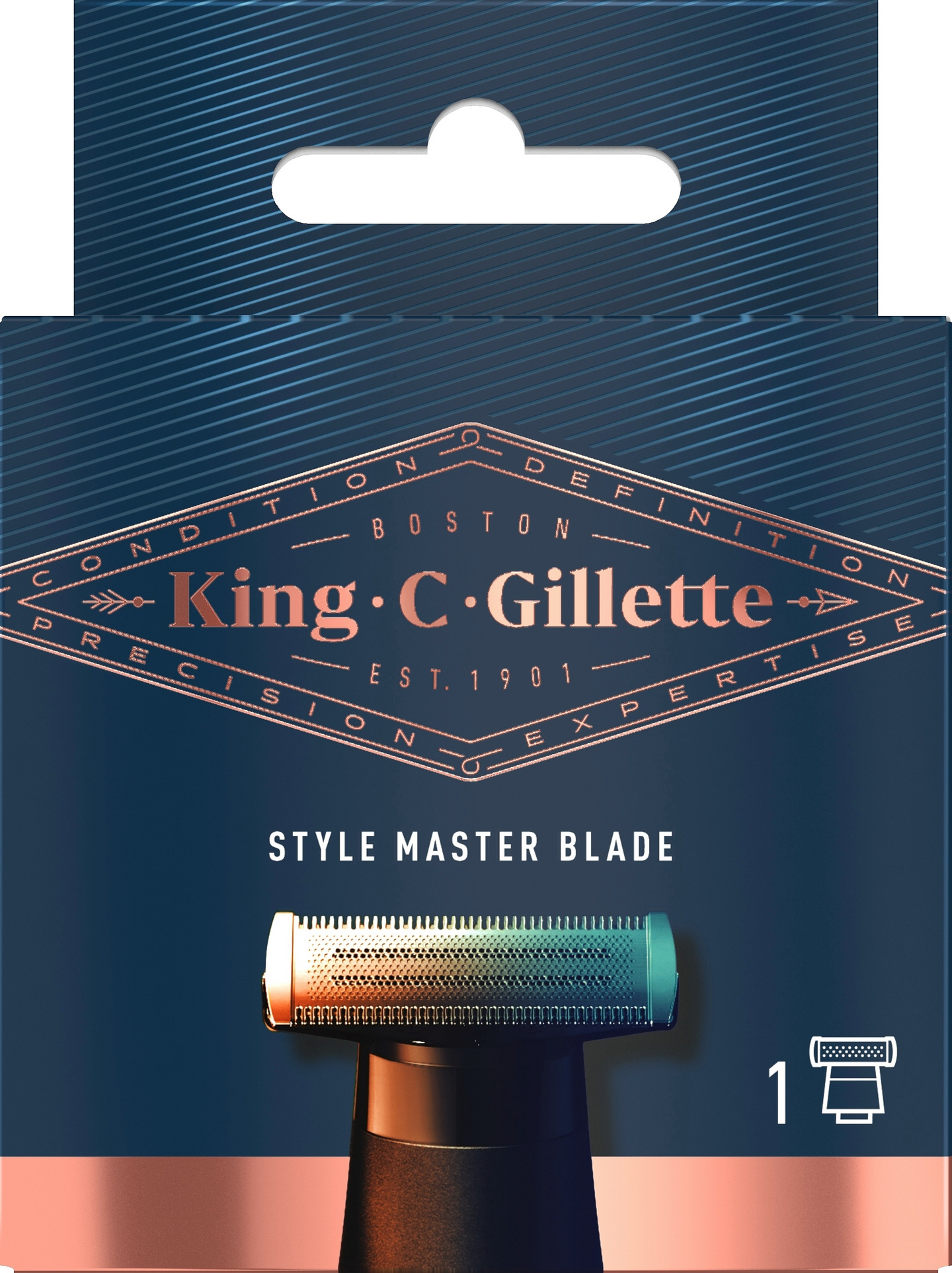 King C. Gillette Style Master vaihtoterä 1kpl