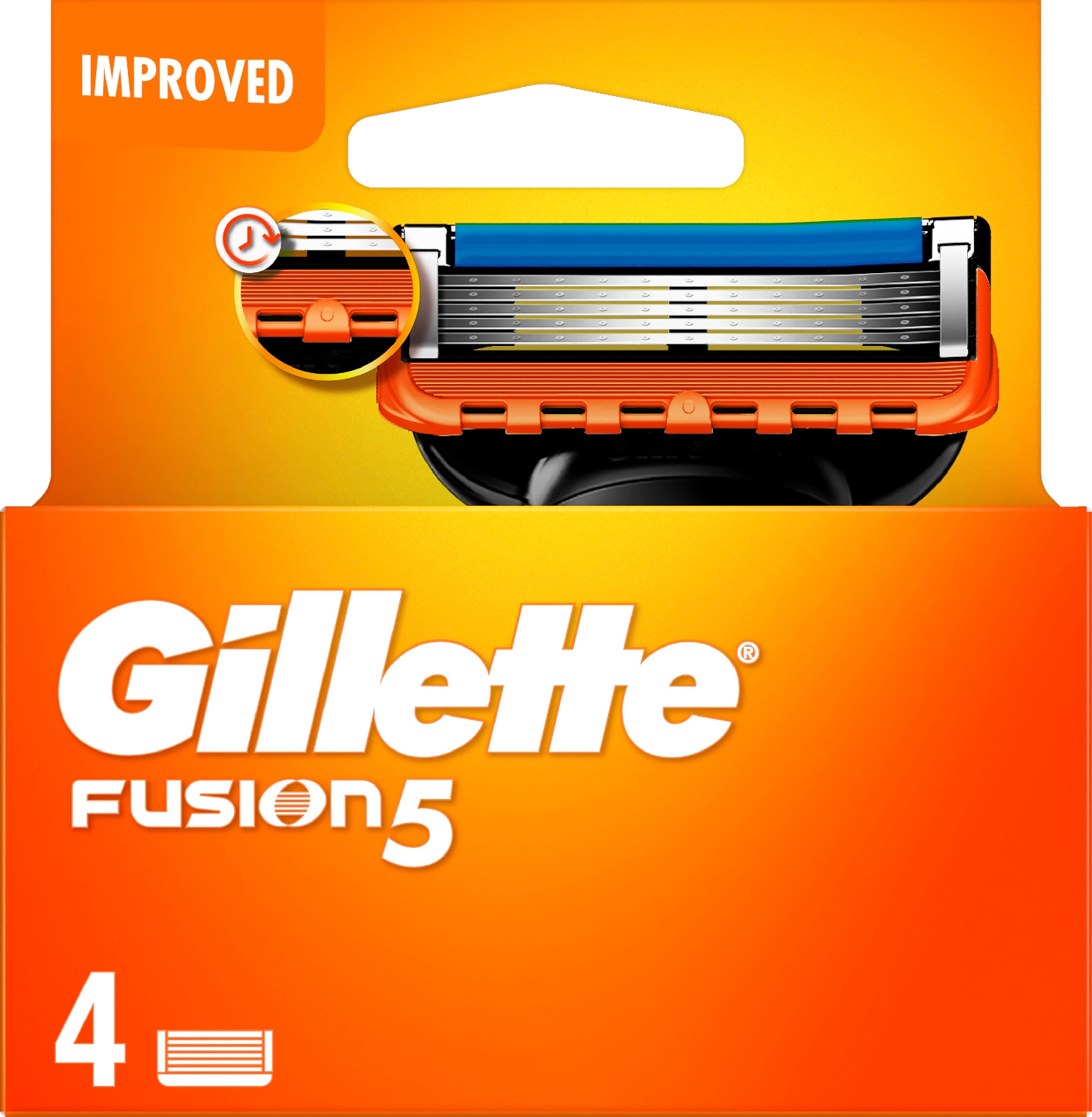 Gillette Fusion5 teräpakkaus 4 kpl