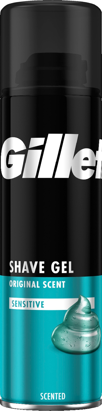 Gillette Sensitive Skin Gel parranajogeeli 200 ml