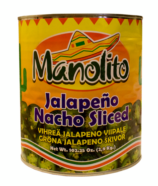 Manolito jalapeno 3/1,55kg vihreä nacho viipaloitu