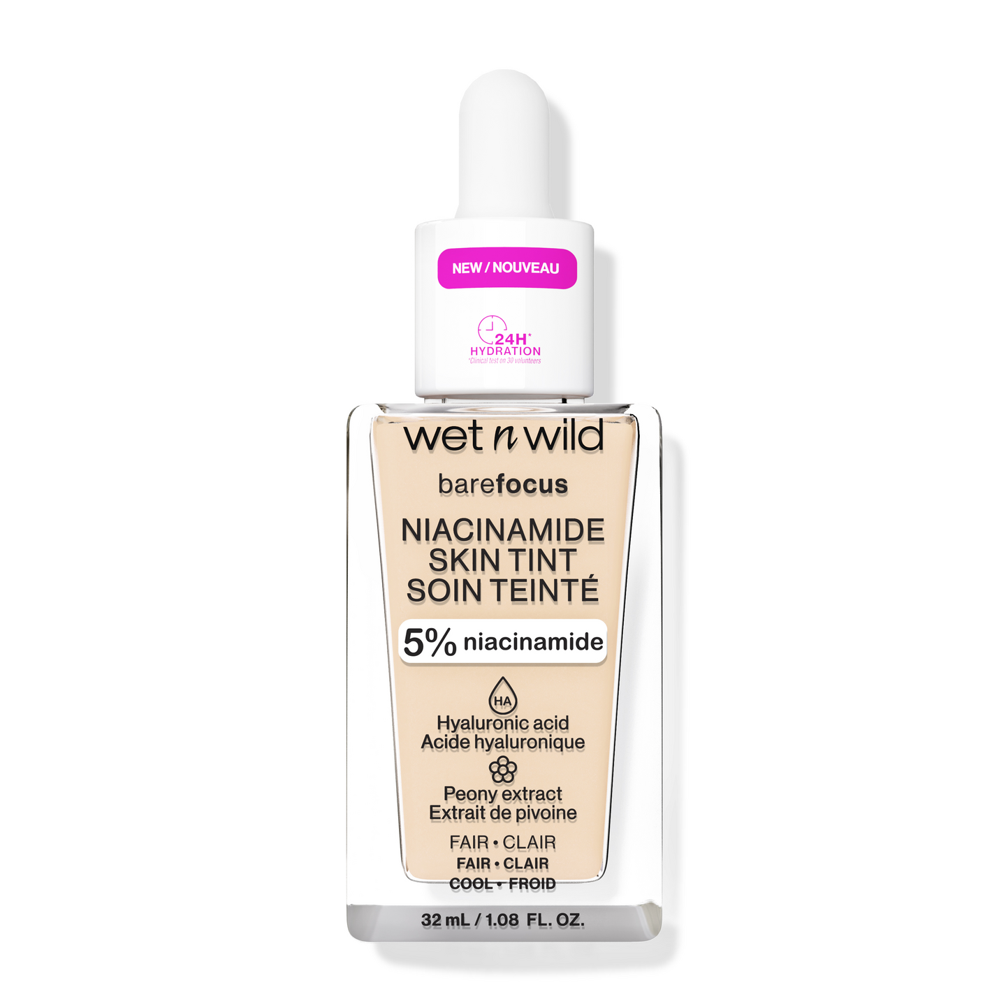 Wet n Wild Bare Focus Niacinamide Skin Tint Fair meikkivoide 32 ml