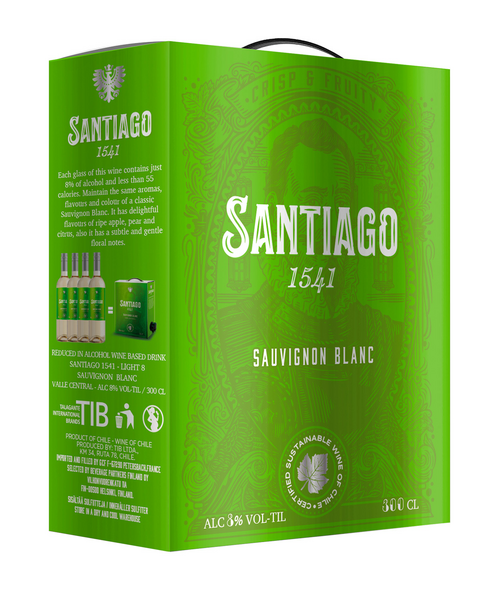 Santiago Sauvignon Blanc 8% 3l