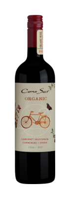 Cono Sur Organic Cabernet Sauvignon Carmenere 75cl 24% luomu