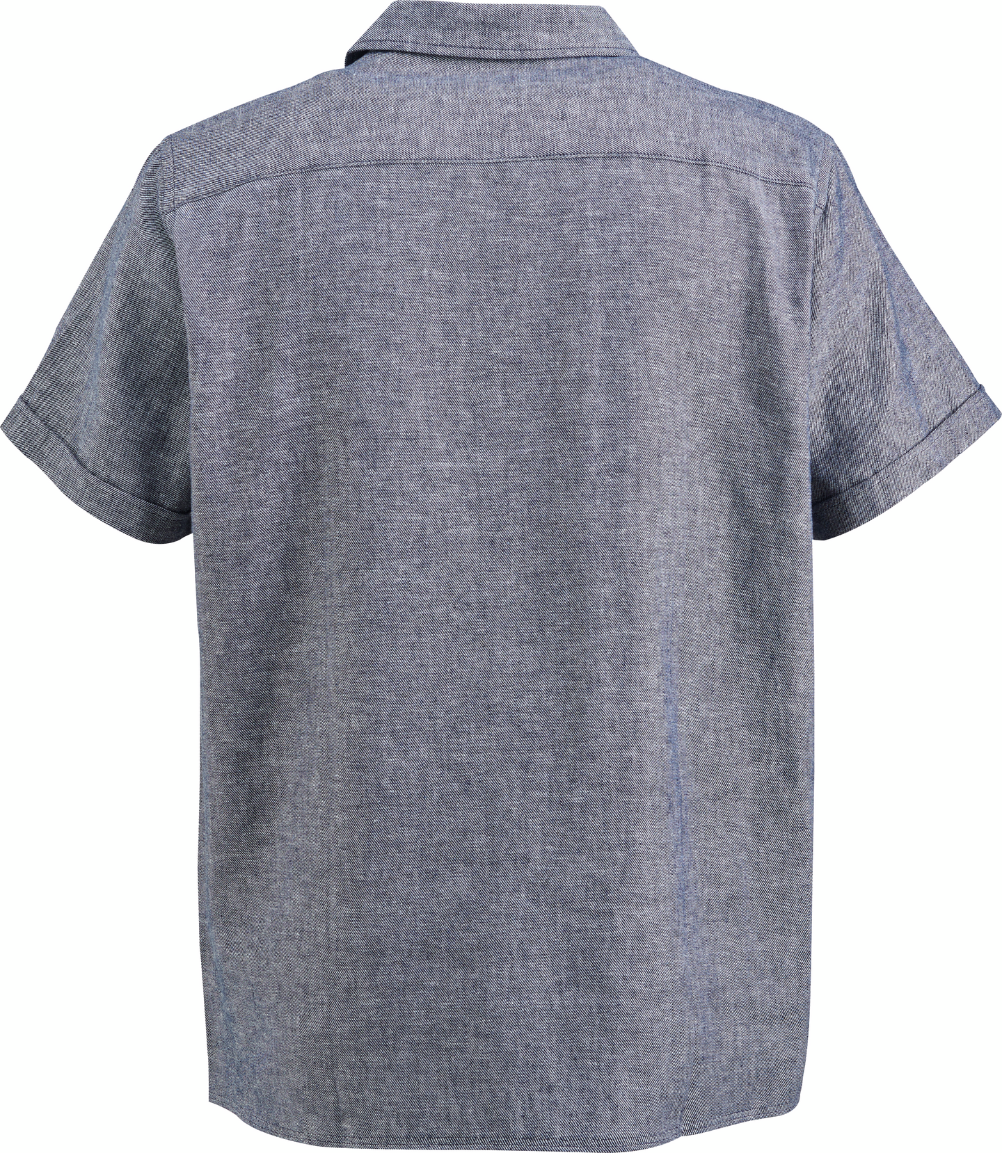 mywear miesten lyhythihainen kauluspaita Leo, sininen