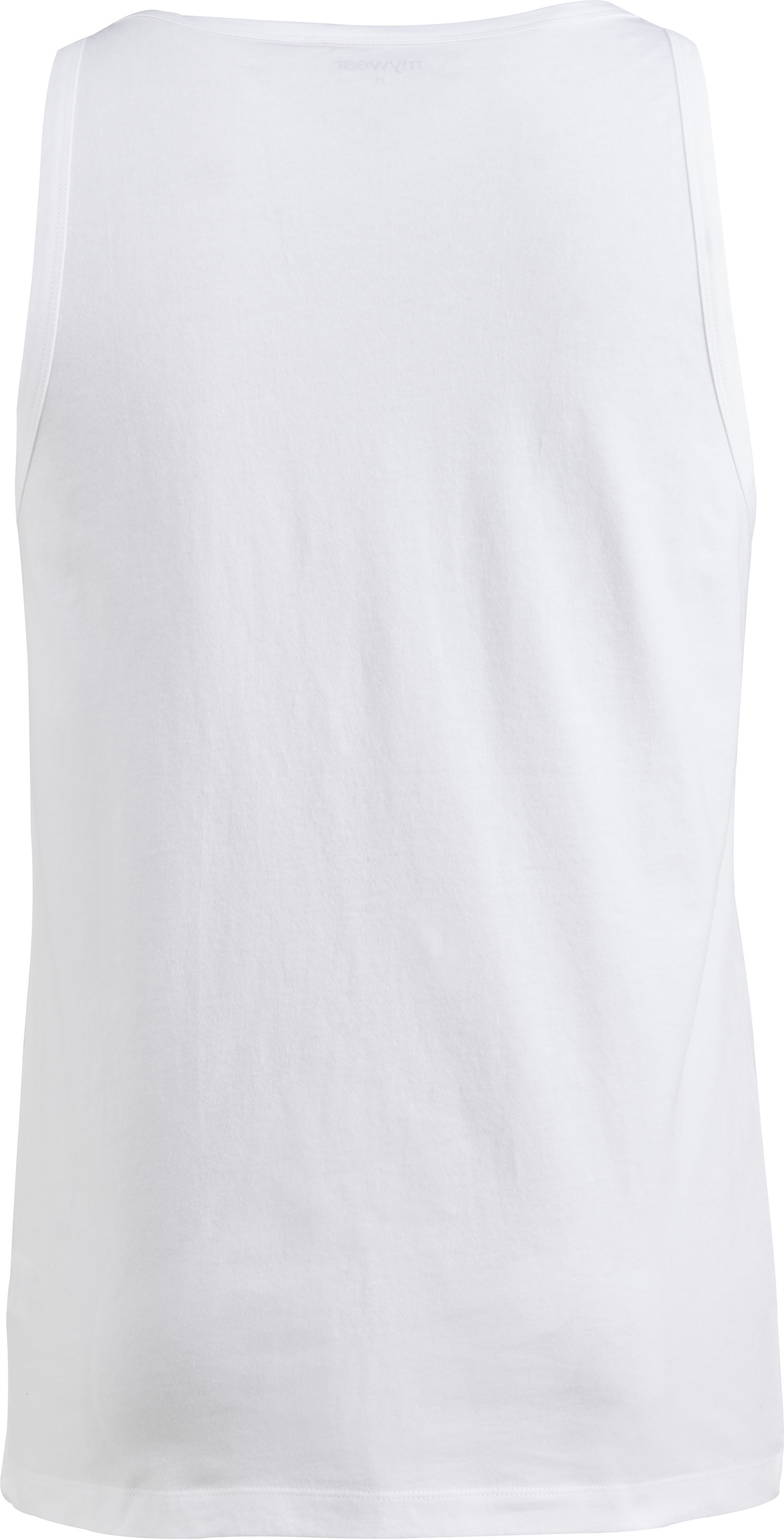 mywear miesten hihaton paita CAL, valkoinen