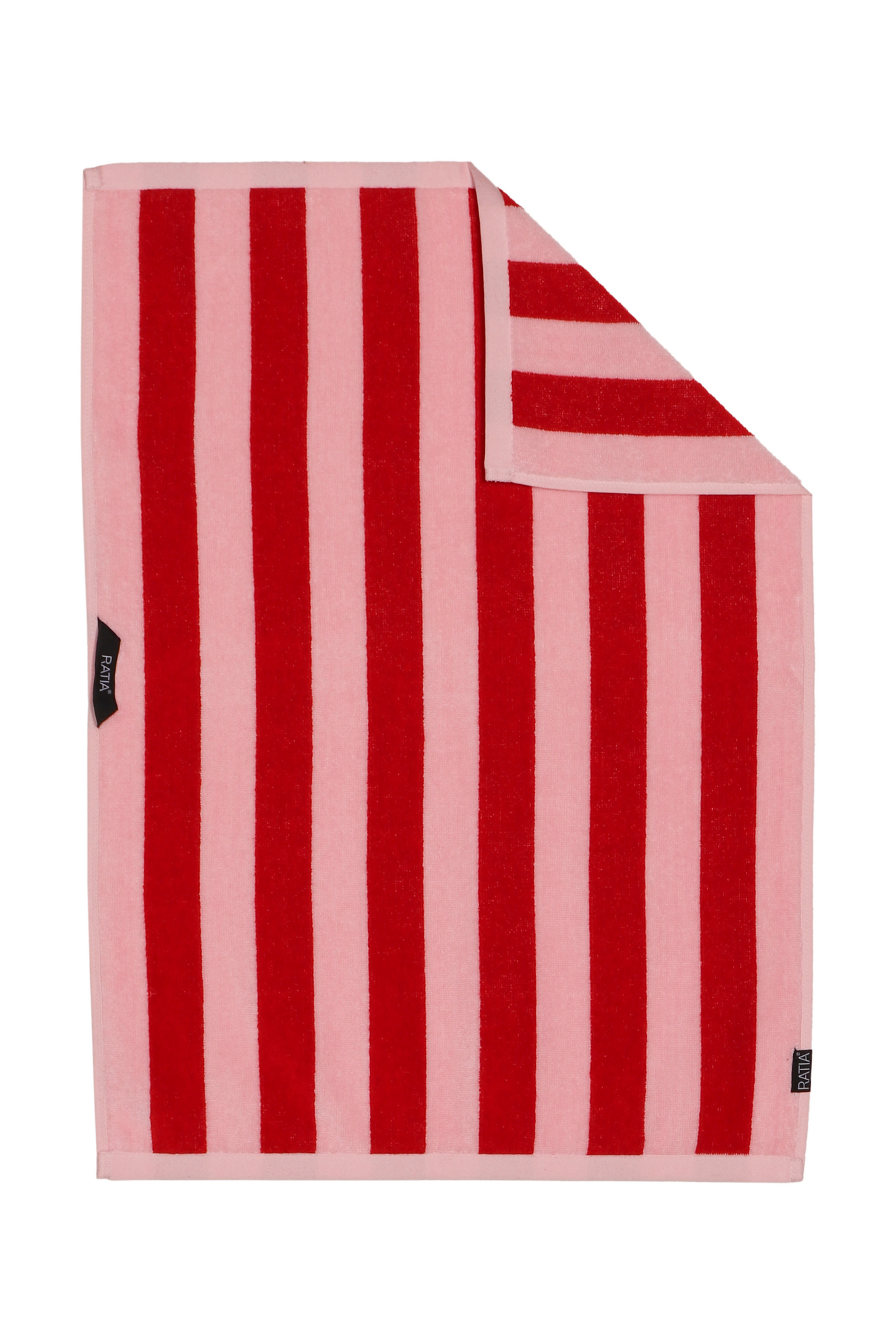Ratia Raita pyyhe 50x70 cm pinkki-punainen