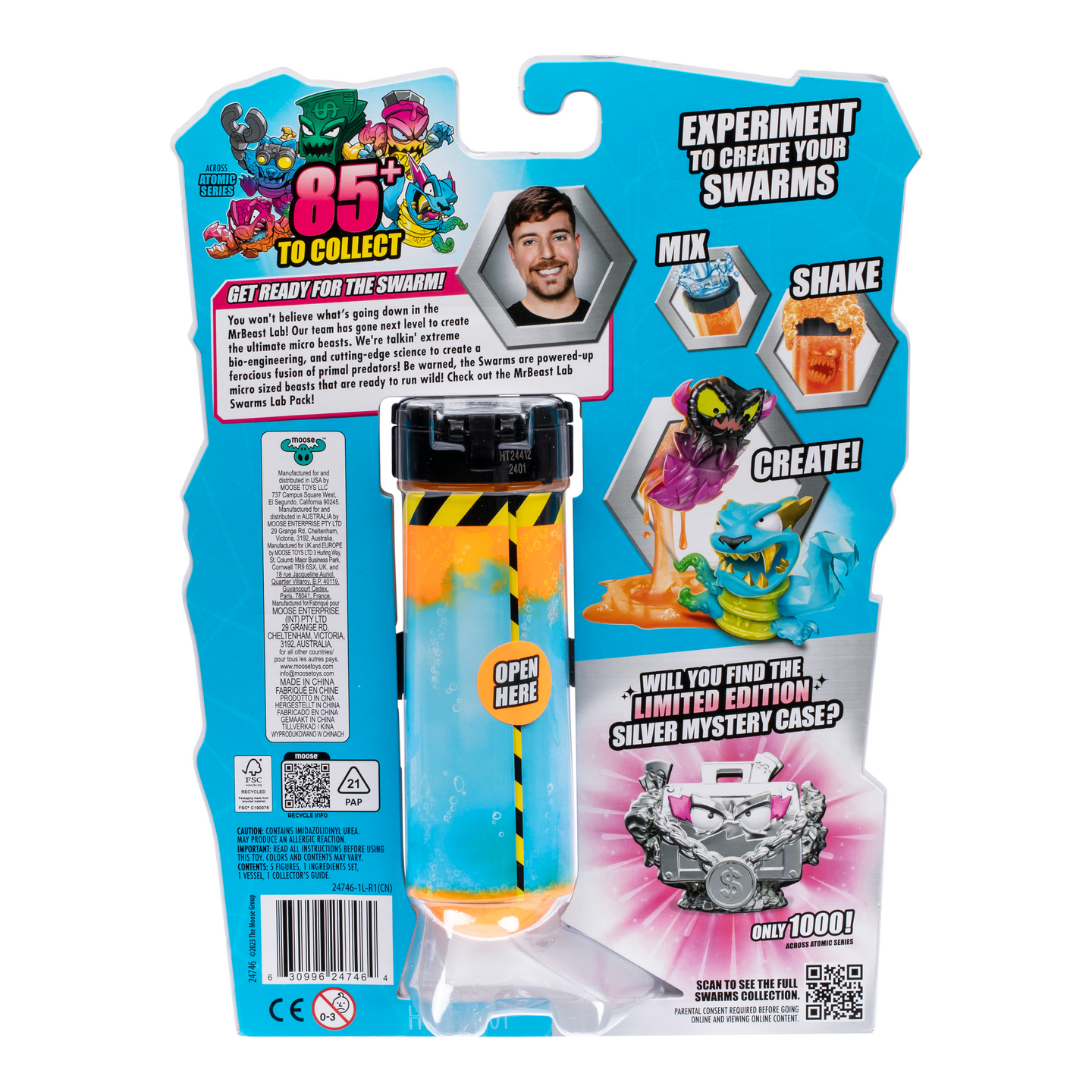 MrBeast Lab Swarms Atomic -hahmo 5 kpl