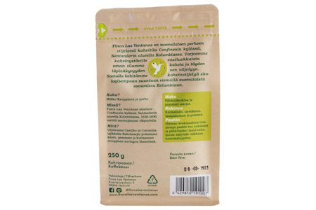 Finca Las Ventanas kahvipapu 250g