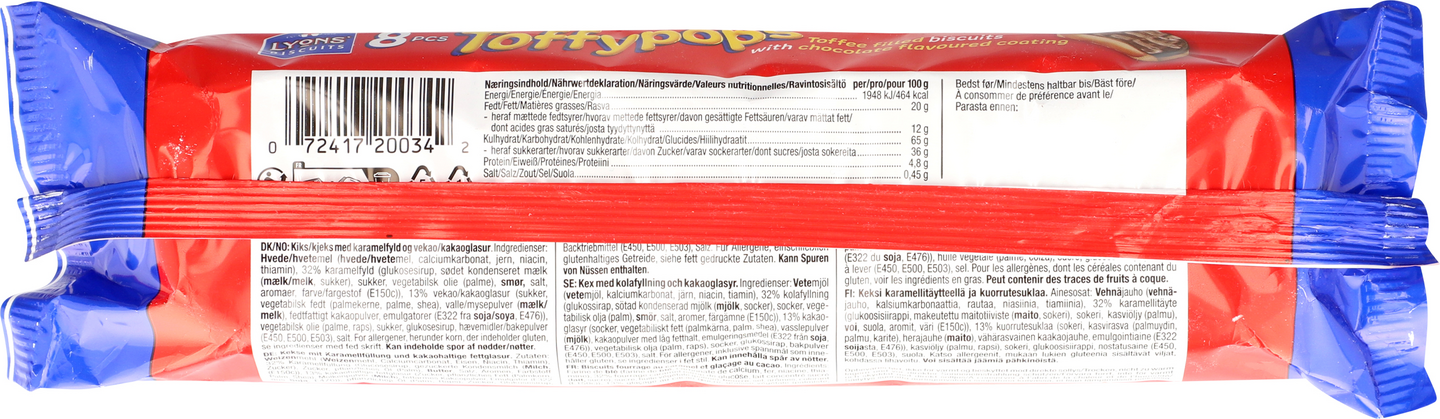 Lyons Toffypops 120g