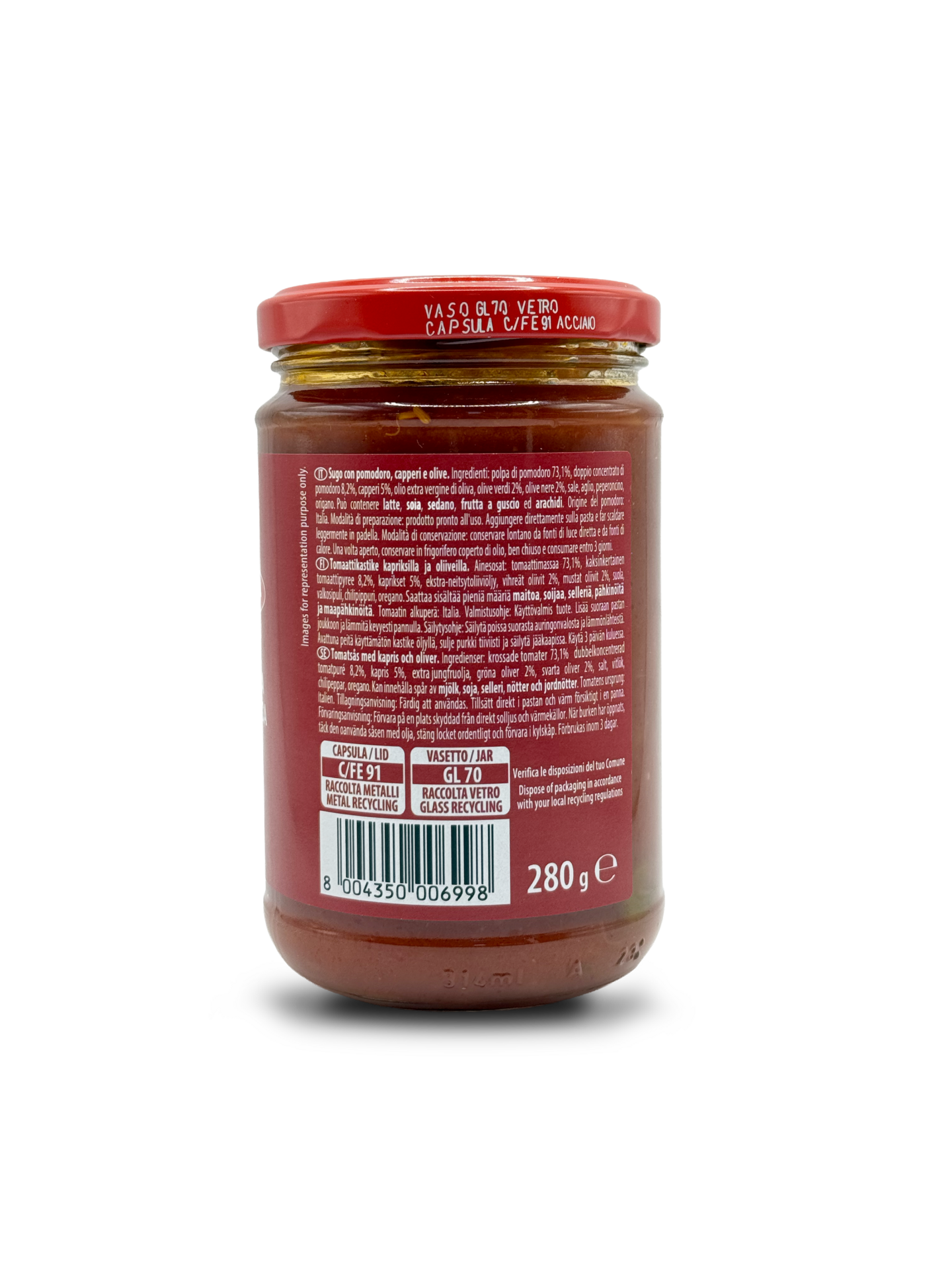 Pasta Zara pastakastike Puttanesca 280g