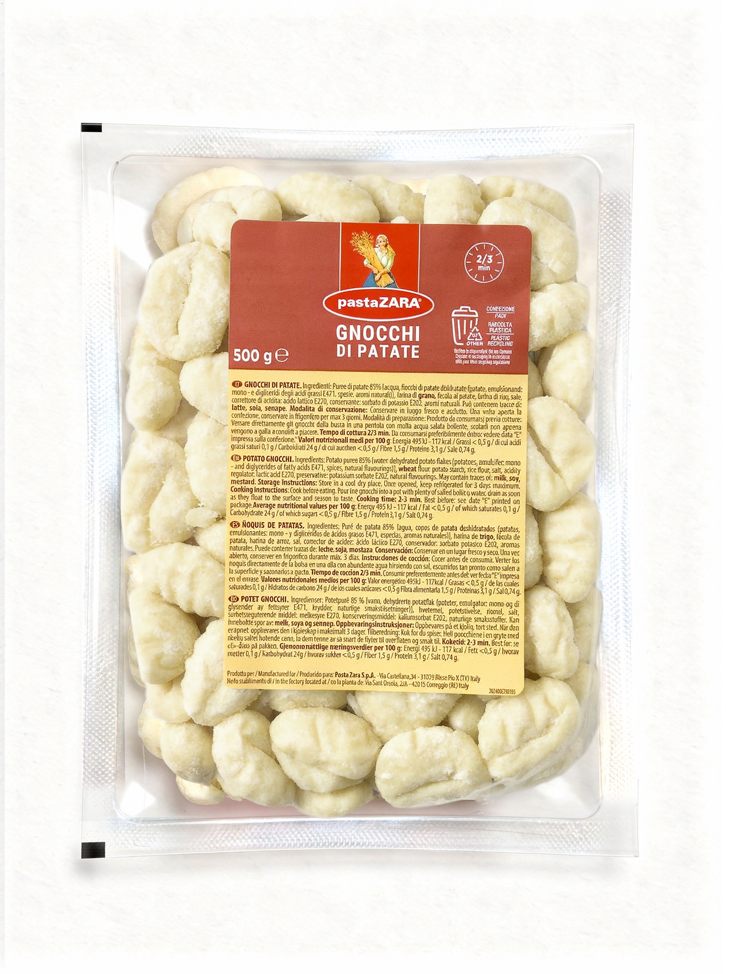 Pasta ZARA Selezione perunagnocchi 500 g