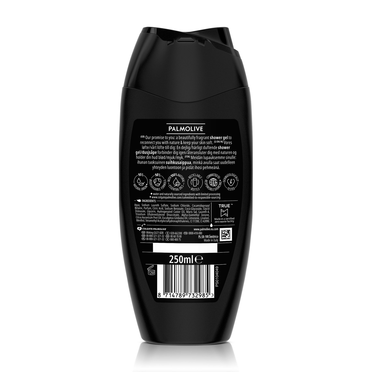 Palmolive Men suihkusaippua 250ml Refreshing 3in1