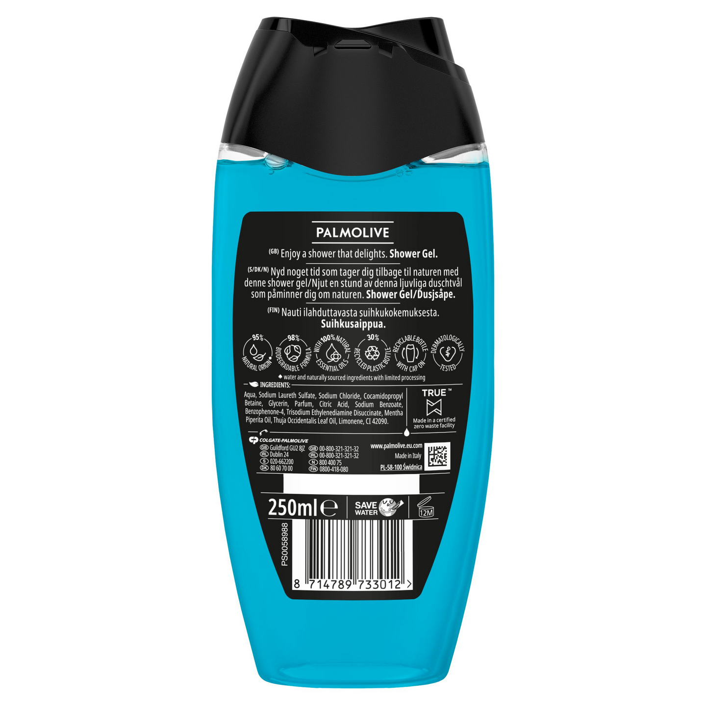 Palmolive Men suihkusaippua 250ml Sport 3in1
