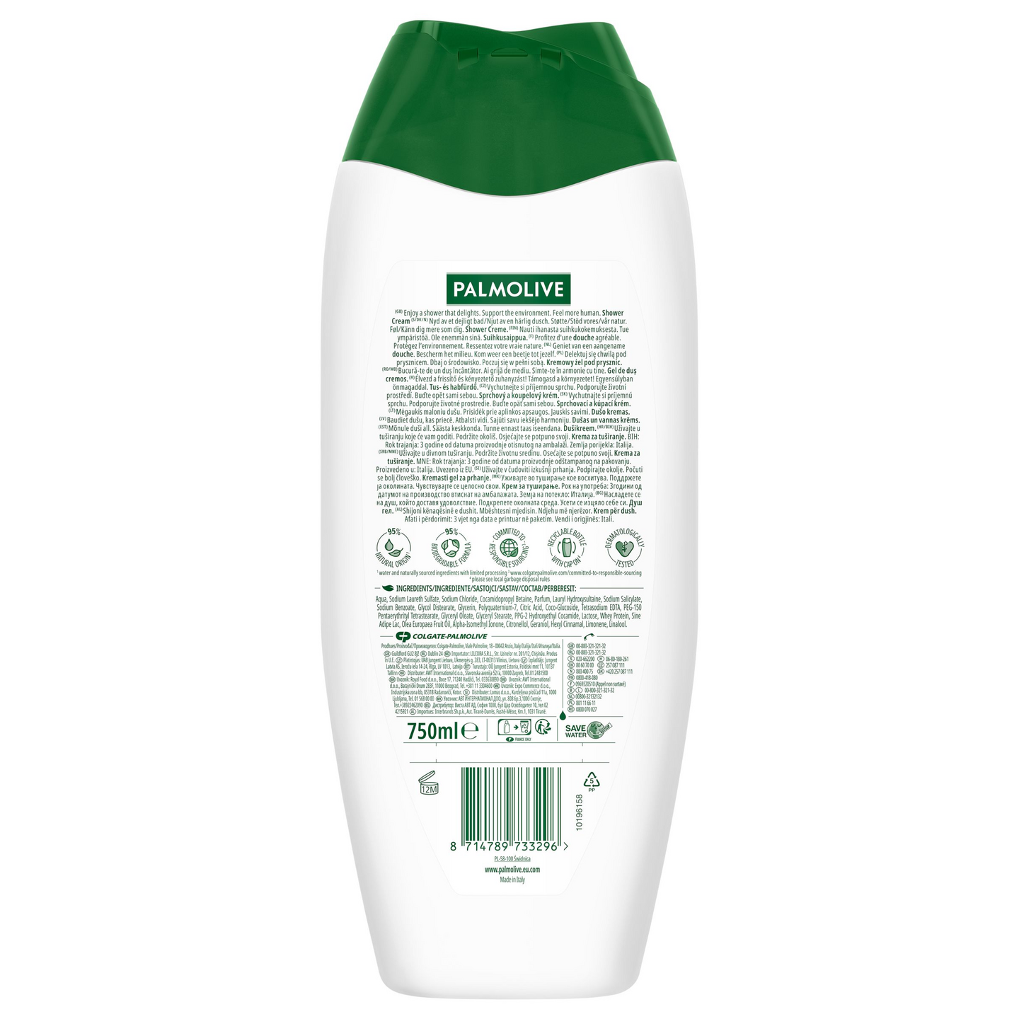 Palmolive Naturals suihkusaippua 750ml Olive & Milk