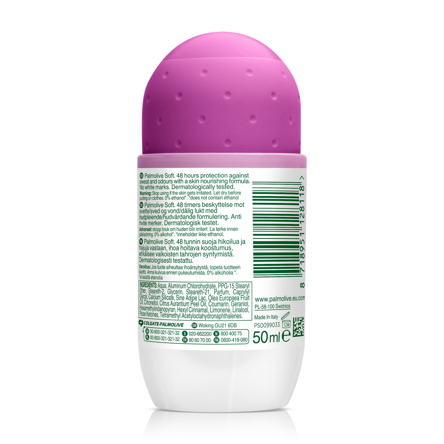 Palmolive Naturals antiperspirantti roll-on 50ml Soft