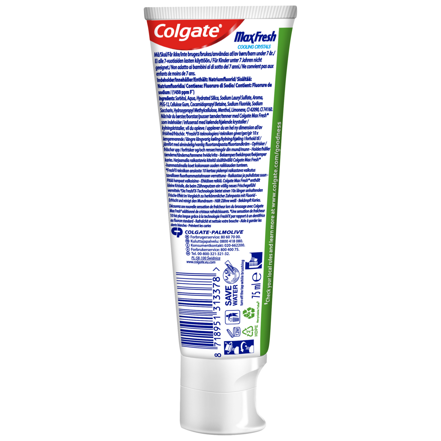 Colgate Max Fresh Cooling Crystals hammastahna 75ml