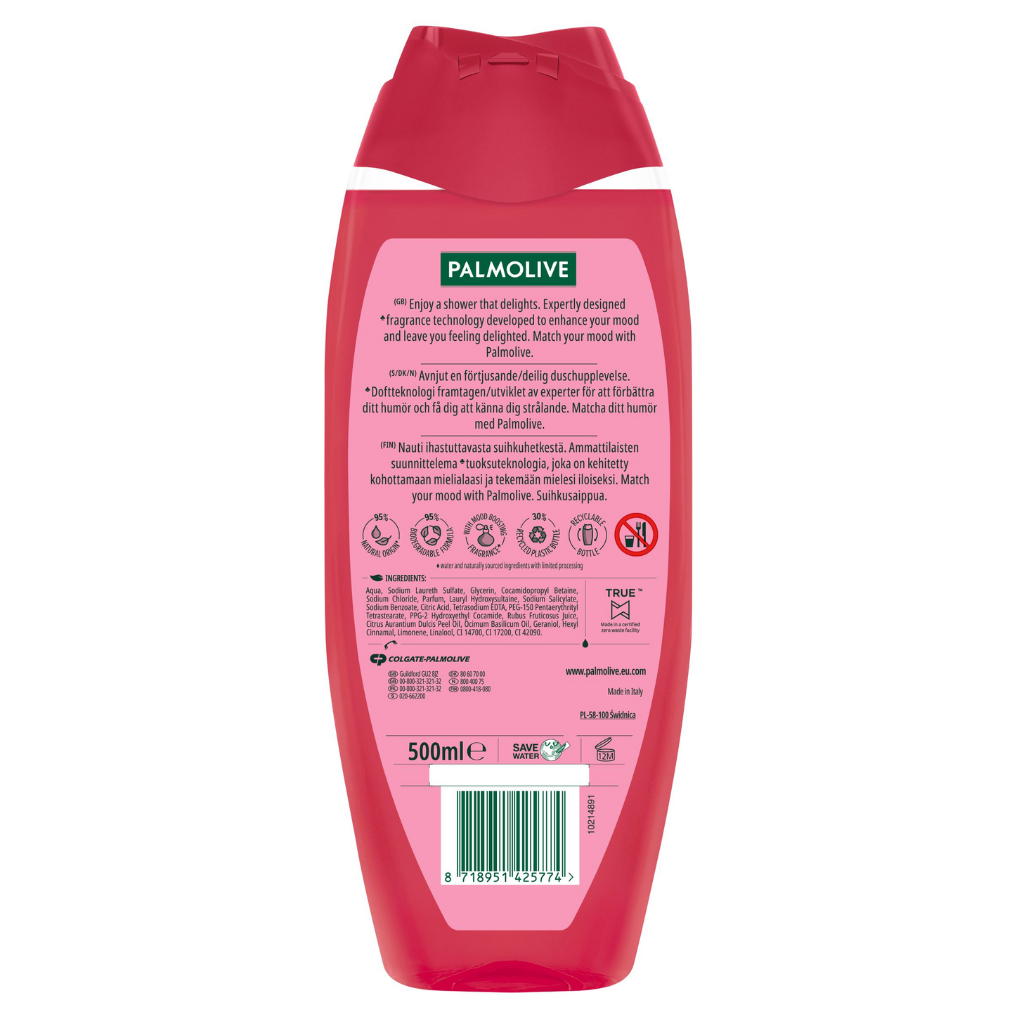 Palmolive Memories of Nature Berry Picking suihkusaippua 500ml