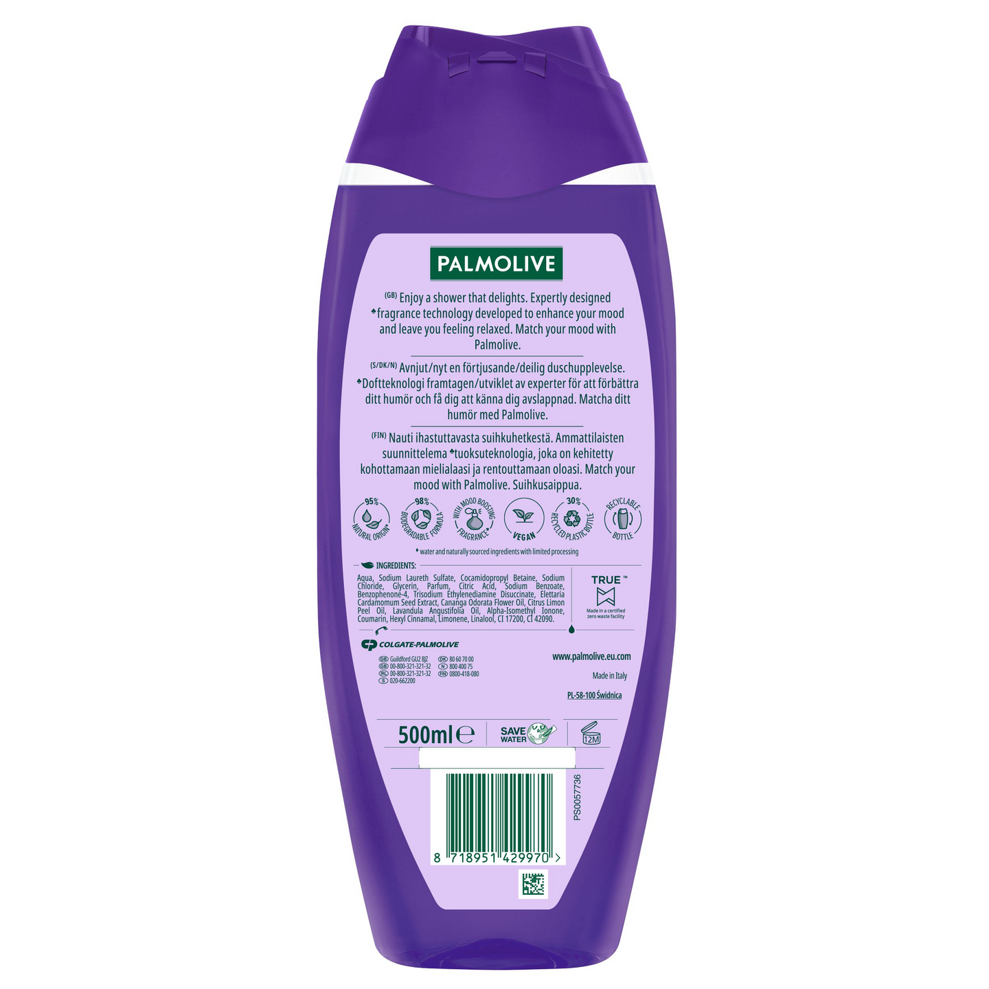 Palmolive Aroma Essence suihkusaippua 500ml Ultimate Relax