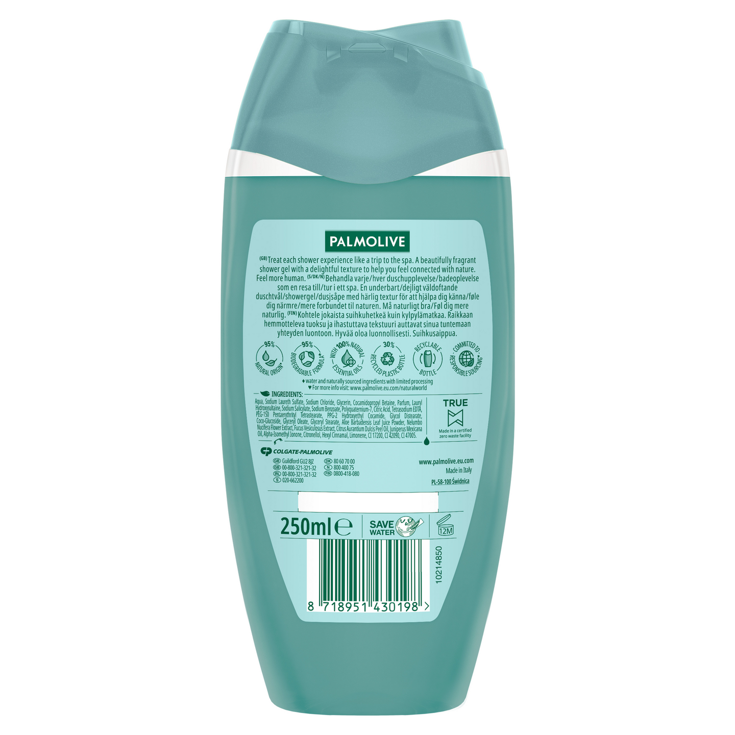 Palmolive Thermal Spa suihkusaippua 250ml Revitalising Gel