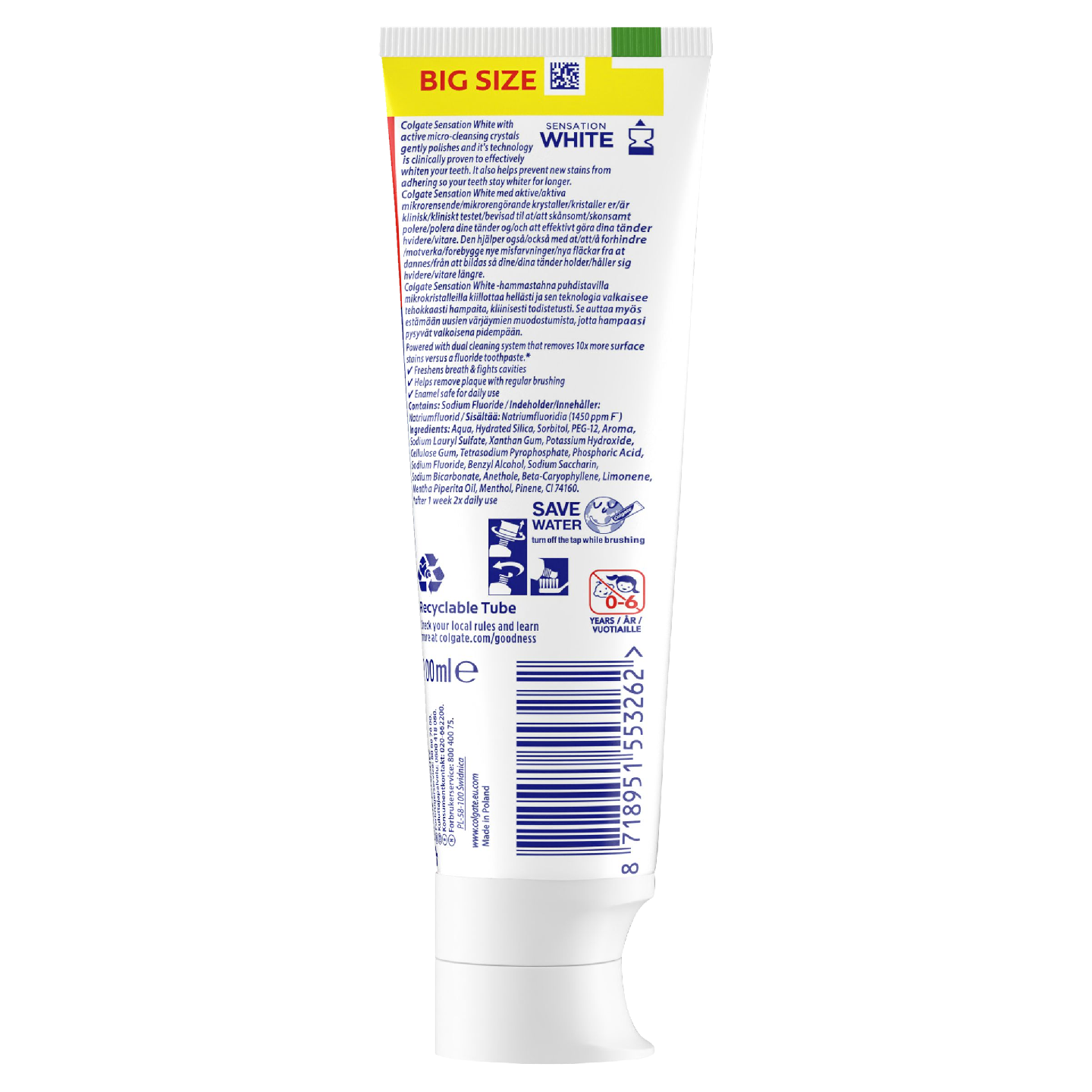 Colgate Sensation White hammastahna 100 ml