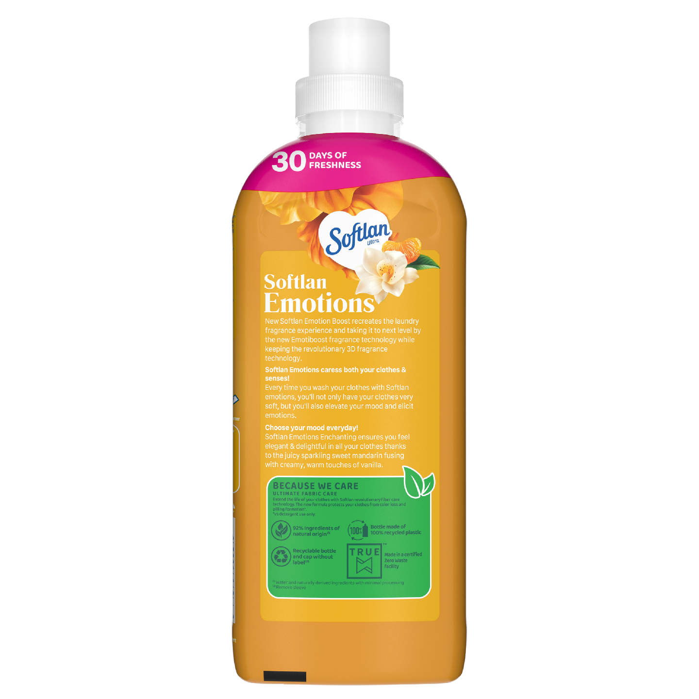 Softlan huuhteluaine 650ml Vanilla & Mandarin