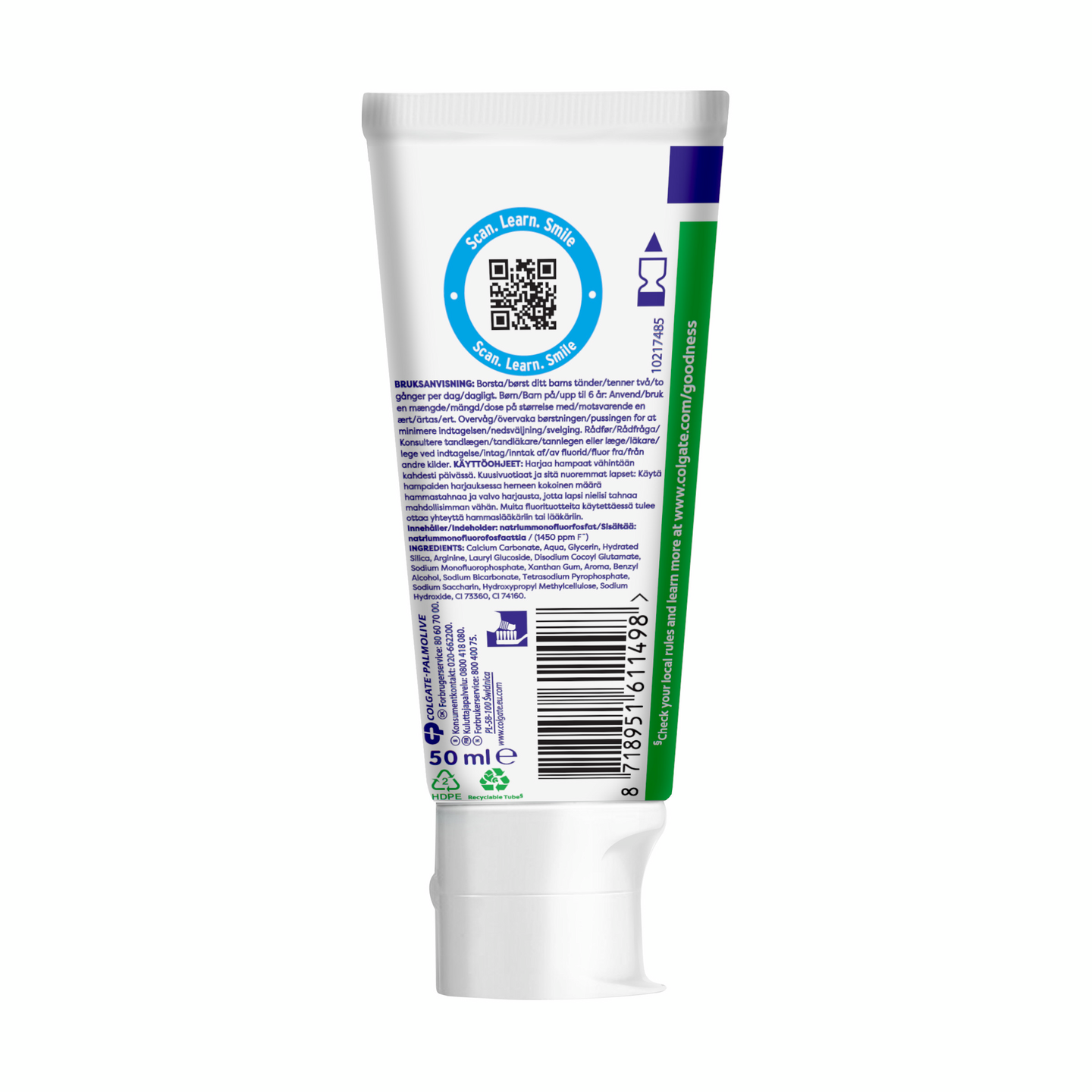 Colgate lasten hammastahna 50ml 6-9 v.