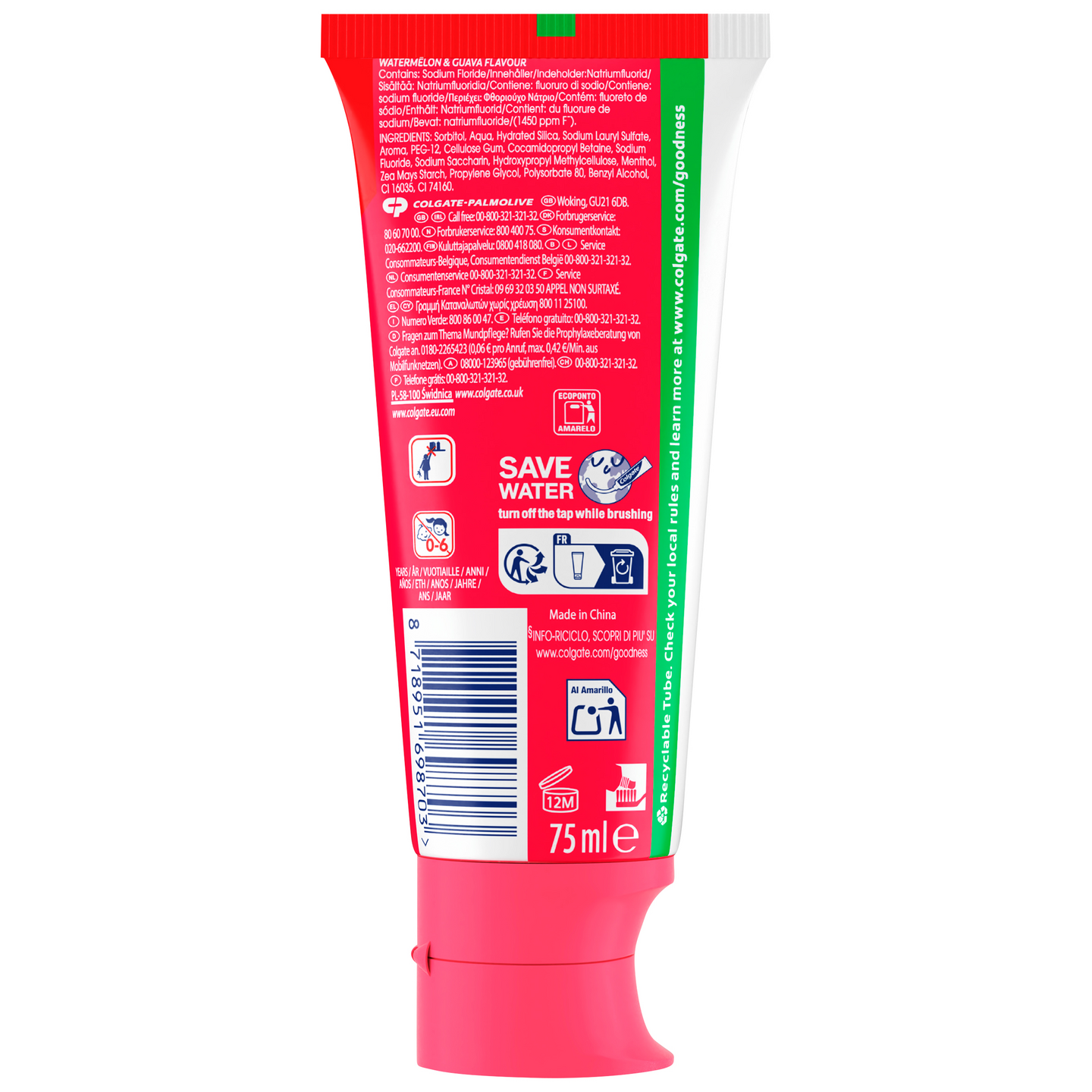 Colgate Max Fresh Fruit Fusion Watermelon & Guava hammastahna 75ml