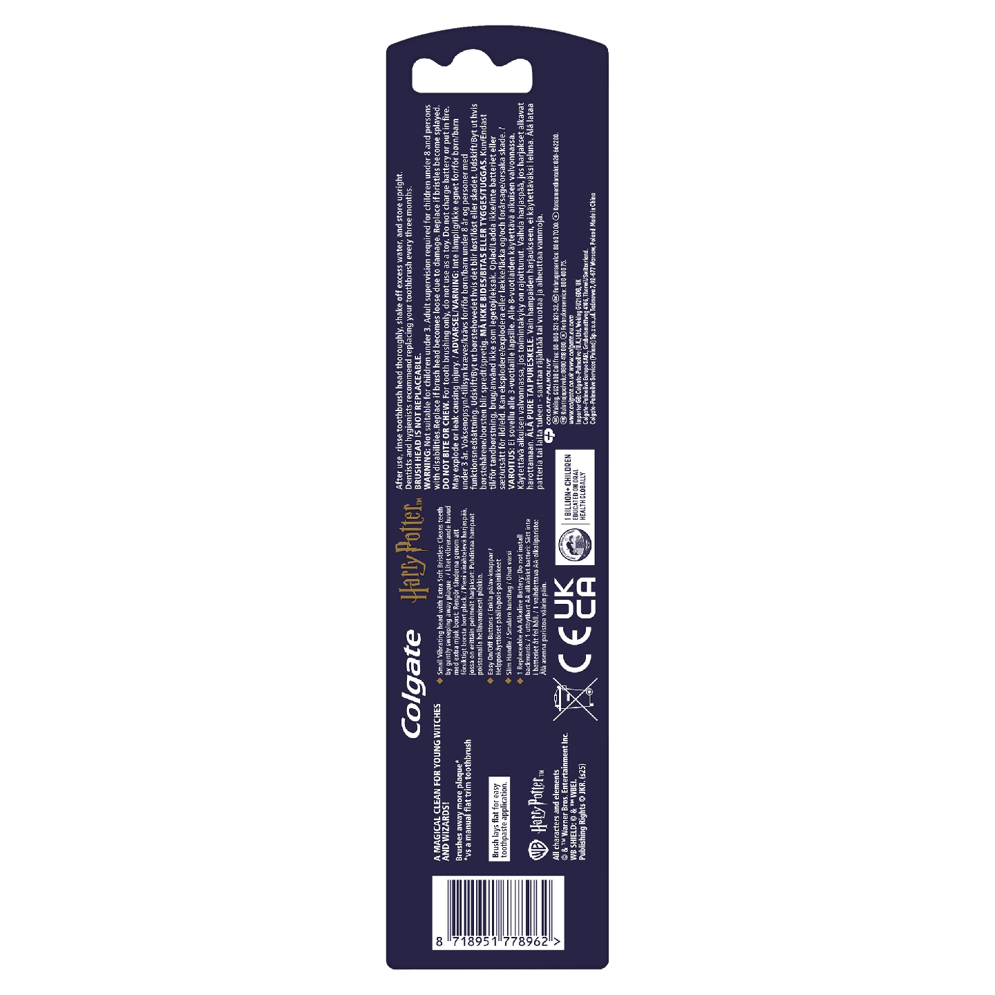 Colgate Harry Potter 6+ paristohammasharja 1kpl