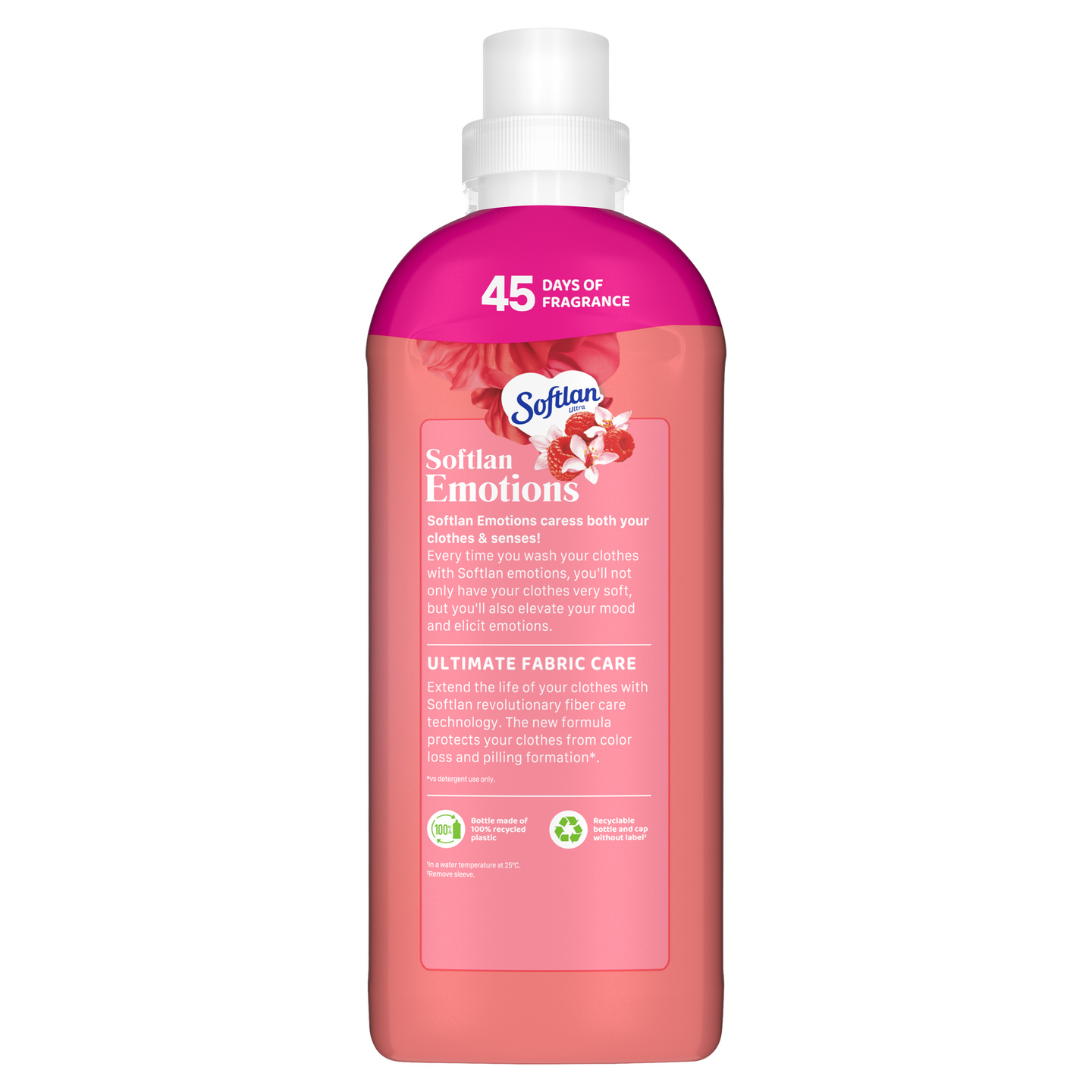 Softlan Emotions Exhilarating Red Fruits & Jasmine huuhteluaine 850ml