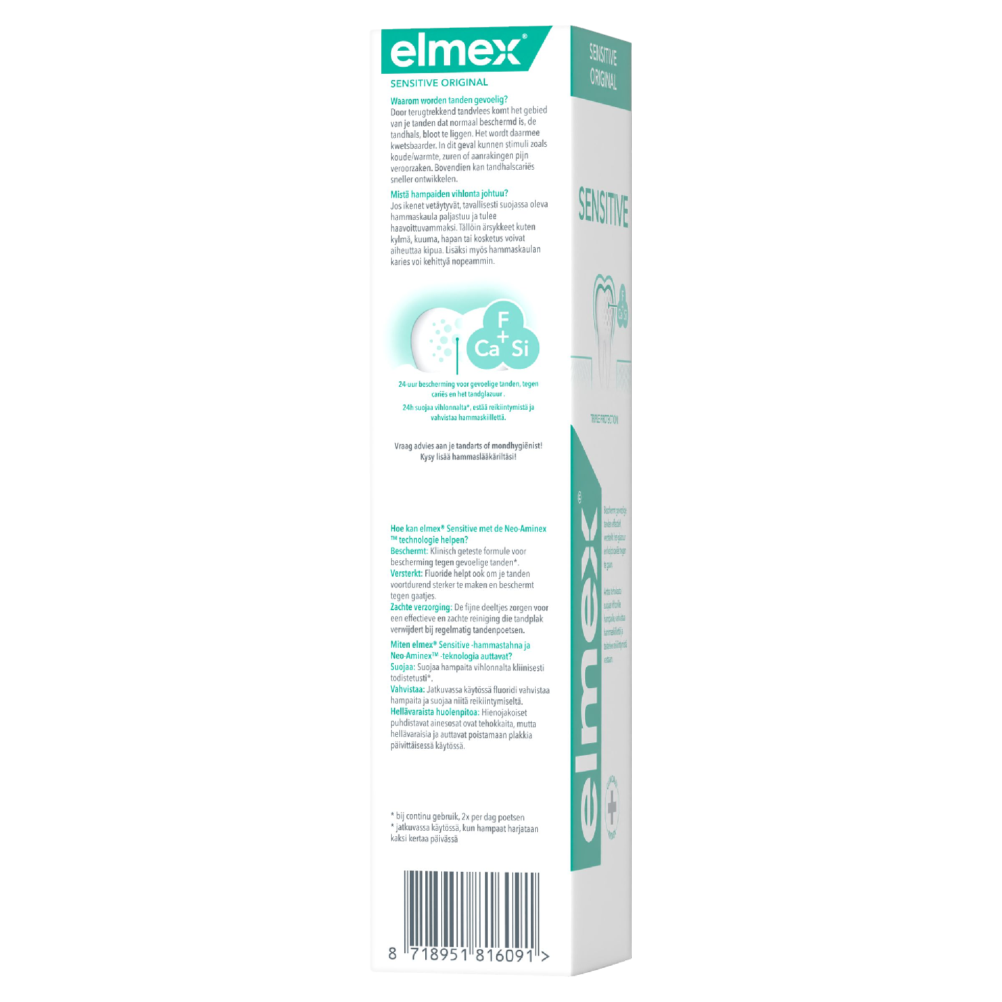 elmex Sensitive Original hammastahna 75ml