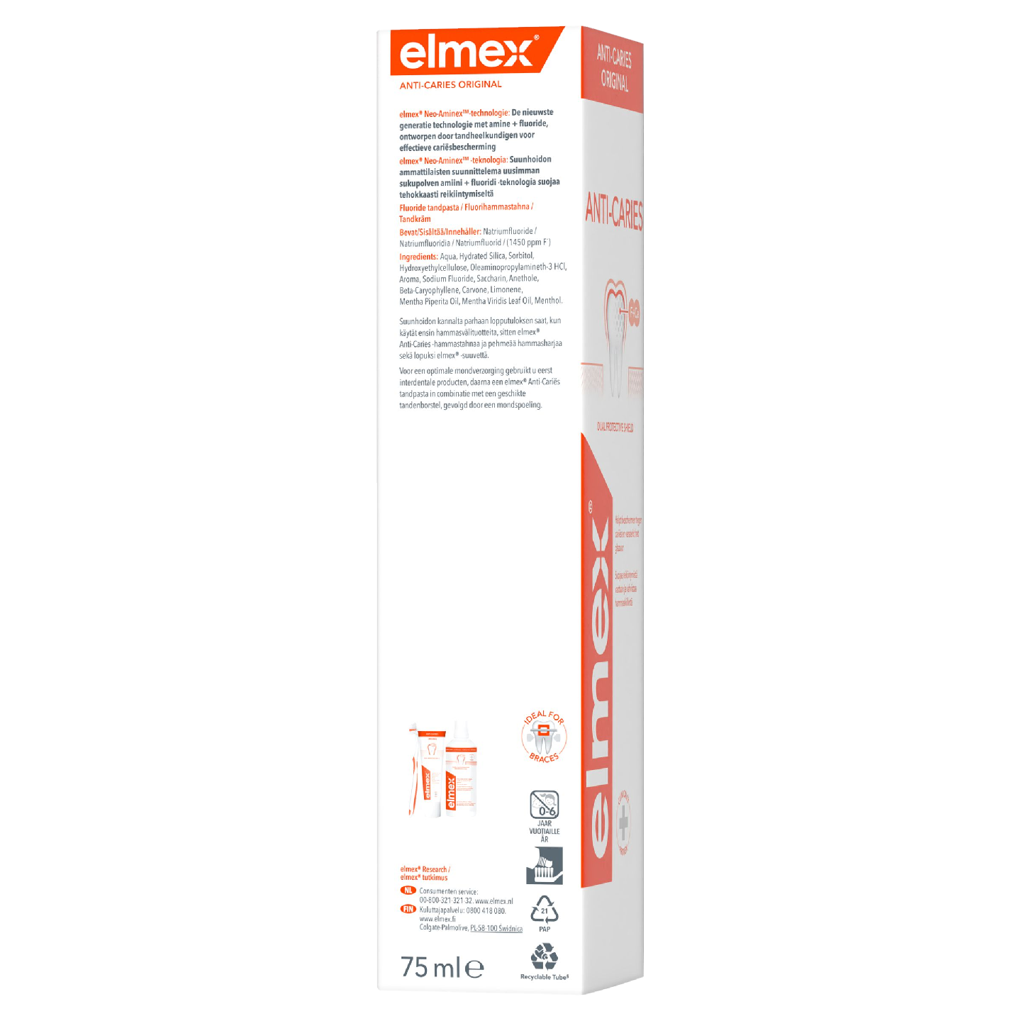 elmex Anti-Caries Original hammastahna 75ml